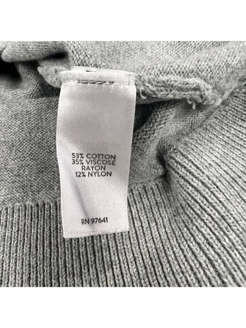 J. Jill Womens Lightweight Sweater V-Neck Gray Size XL - Picture 9 of 9